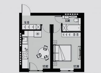 Продам 1-комнатную квартиру, 34.3 м2, Ленинградская область, Большой проспект, 6