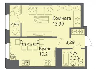 Продается однокомнатная квартира, 32.2 м2, Волгоград, Тракторозаводский район