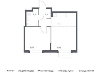 Продам 1-комнатную квартиру, 42 м2, поселение Кокошкино, жилой комплекс Новое Внуково, к31