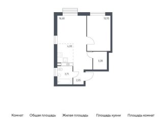 Продается 1-ком. квартира, 40.7 м2, Москва, жилой комплекс Квартал Румянцево, к1