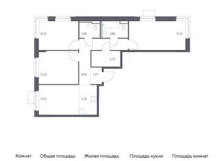 Продам четырехкомнатную квартиру, 76.5 м2, Москва, Молжаниновский район
