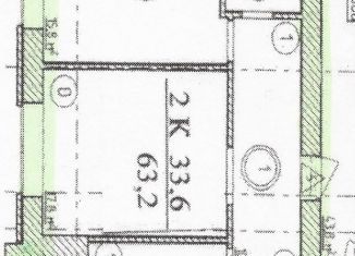 2-комнатная квартира на продажу, 61.7 м2, Тюмень, Полевая улица, 105к3, ЖК Олимпия
