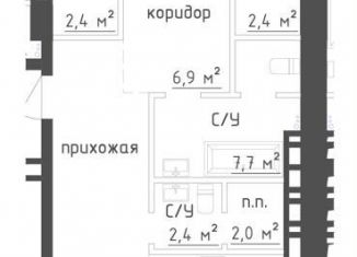 3-комнатная квартира на продажу, 97.1 м2, Самара, Галактионовская улица, метро Алабинская