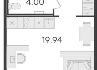 Квартира на продажу студия, 29.4 м2, Санкт-Петербург