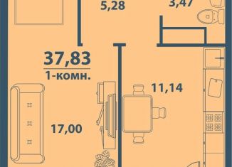 Однокомнатная квартира на продажу, 37.8 м2, Ульяновская область, улица Варейкиса, 42