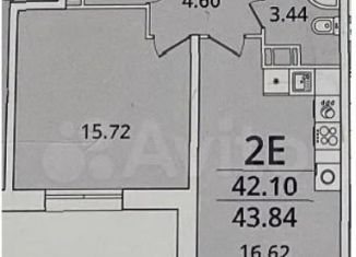 Продаю 1-комнатную квартиру, 43.8 м2, Санкт-Петербург, муниципальный округ Финляндский, Полюстровский проспект, 75