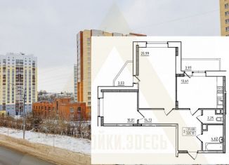 Продается двухкомнатная квартира, 69.9 м2, Владимир, улица Лакина, 2Б, ЖК Содышка