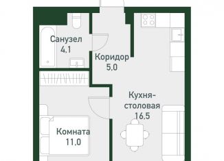 Продаю 1-комнатную квартиру, 37.6 м2, Челябинская область, Спортивная улица