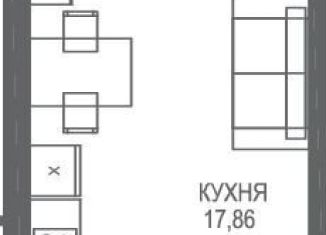 Продаю квартиру студию, 25.4 м2, поселок Семидворье