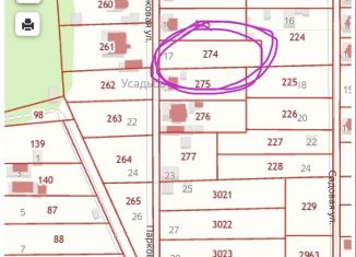 Участок на продажу, 15 сот., садоводческое некоммерческое товарищество Усадьба, Парковая улица, 17