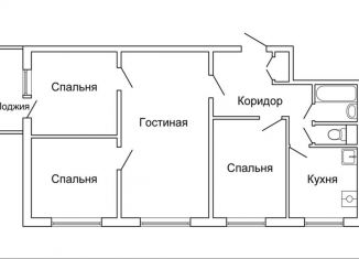 Продается четырехкомнатная квартира, 62 м2, Москва, Чертановская улица, 54к2, метро Академика Янгеля