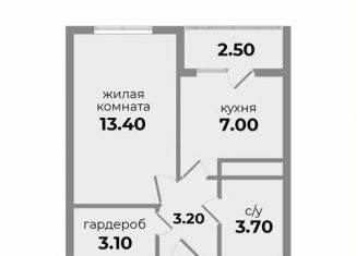 Продается 1-комнатная квартира, 30.9 м2, Михайловск, Прекрасная улица, 19