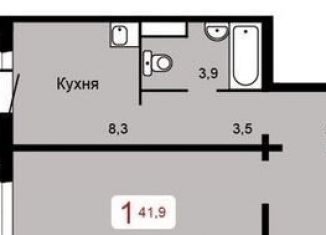 1-ком. квартира на продажу, 41.9 м2, Красноярск, ЖК Мичурино