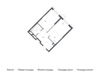 Продажа однокомнатной квартиры, 50.7 м2, Московская область, жилой комплекс Спутник, 24