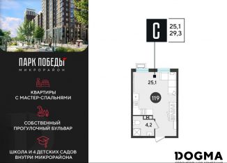 Квартира на продажу студия, 29.3 м2, Краснодарский край