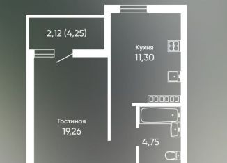 1-комнатная квартира на продажу, 45 м2, Самара, Белорусская улица, 18, метро Алабинская
