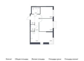 Продается двухкомнатная квартира, 55.8 м2, Московская область