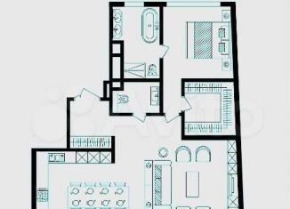 Продаю 2-ком. квартиру, 42.7 м2, Москва, Шелепихинская набережная, 34к3, ЖК Сердце Столицы