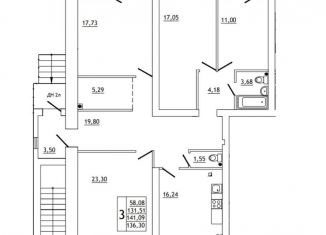 Продажа трехкомнатной квартиры, 141.2 м2, Смоленская область, Юбилейная улица, 17