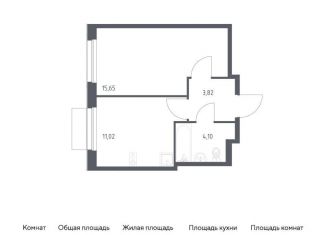 Продам 1-комнатную квартиру, 34.6 м2, поселение Кокошкино, жилой комплекс Новое Внуково, к32