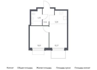 Продажа 1-комнатной квартиры, 32.9 м2, Москва, жилой комплекс Новое Внуково, к31