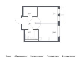 Продается однокомнатная квартира, 32.4 м2, поселение Рязановское, жилой комплекс Подольские Кварталы, к2