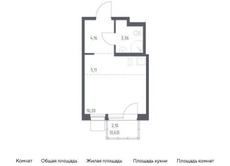 Продается квартира студия, 23.5 м2, поселение Кокошкино, жилой комплекс Новое Внуково, к32