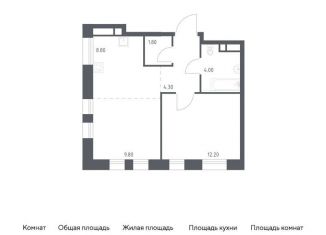 Продаю 1-комнатную квартиру, 40.9 м2, Москва, Шоссейная улица, 90с59