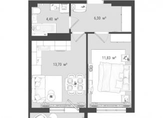 Продаю 2-ком. квартиру, 39.9 м2, Томск, Ленинский район, улица Войкова, 51с6