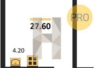 Продается квартира студия, 27.6 м2, Новосибирск, метро Маршала Покрышкина, улица Королёва, 4