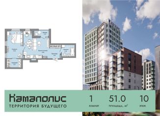 Продаю 1-ком. квартиру, 51 м2, Пермский край