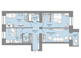 3-ком. квартира на продажу, 75 м2, Киров, улица Дмитрия Козулева, 2к4