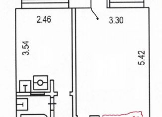 Сдам 1-комнатную квартиру, 31.8 м2, Москва, Кастанаевская улица, метро Пионерская