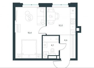 Продажа 1-комнатной квартиры, 37.1 м2, Москва, район Очаково-Матвеевское