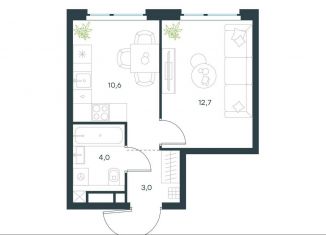 Продается 1-ком. квартира, 30.3 м2, Москва, метро Аминьевская