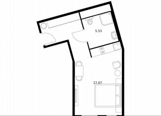 Продаю квартиру студию, 32.6 м2, Санкт-Петербург, проспект Энергетиков, 6