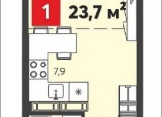 Продается квартира студия, 23.7 м2, Пензенская область, Светлая улица, с77