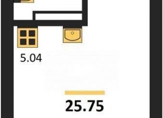 Продается квартира студия, 25.8 м2, Челябинская область, Ласковая улица, 22