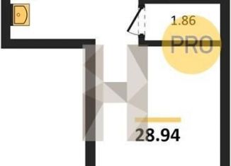 Продам квартиру студию, 28.9 м2, Воронеж, Коминтерновский район, Электросигнальная улица, 9А