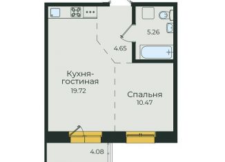 Продам однокомнатную квартиру, 44.2 м2, Иркутск, улица Пискунова, 134, Октябрьский округ