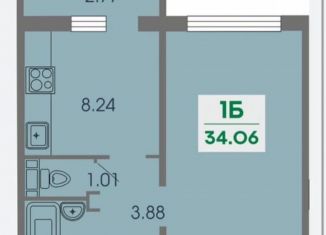 Продам 1-комнатную квартиру, 35 м2, Чебоксары, улица Композитора Васильева, 9к1