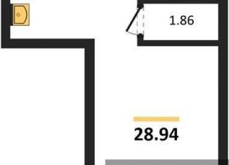 Квартира на продажу студия, 28.9 м2, Воронеж, Коминтерновский район, Электросигнальная улица, 9Ак2