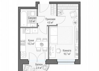 Продажа 1-ком. квартиры, 36.4 м2, Москва, метро Фонвизинская, улица Академика Королёва, 21