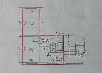 Продается двухкомнатная квартира, 50.3 м2, Санкт-Петербург, Искровский проспект, 21, Невский район