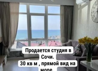 Продается квартира студия, 30 м2, Сочи, Целинная улица, 16Г, микрорайон Мамайка