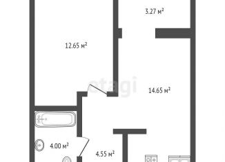 Продается 1-ком. квартира, 37.5 м2, Симферополь, Киевский район