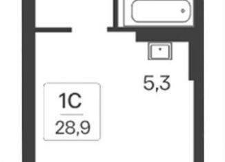 Продаю квартиру студию, 28.9 м2, Новосибирск, ЖК Расцветай на Красном