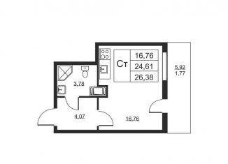 Продажа квартиры студии, 26.4 м2, Ленинградская область