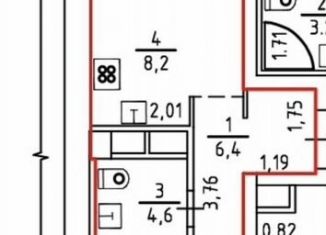 Продам двухкомнатную квартиру, 45.3 м2, Ижевск, улица Архитектора П.П. Берша, 42