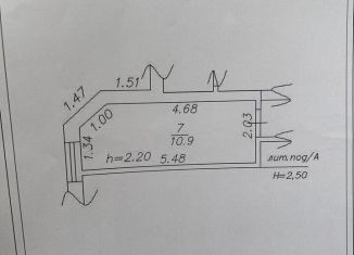 Продается помещение свободного назначения, 10.9 м2, Краснодарский край, Черкасская улица, 107